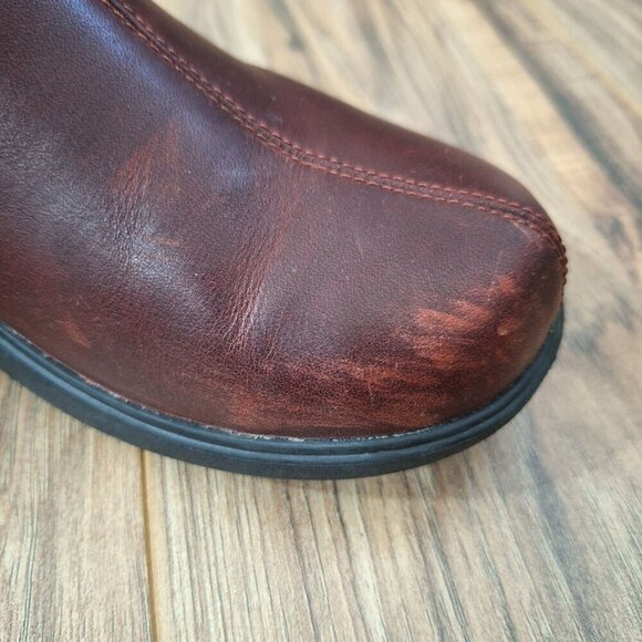 Crocs Brown leather Professional Clogs Women size 8 - Picture 5 of 9